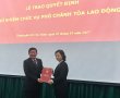 Tòa Lao Động TP.HCM có thêm nữ phó chánh tòa